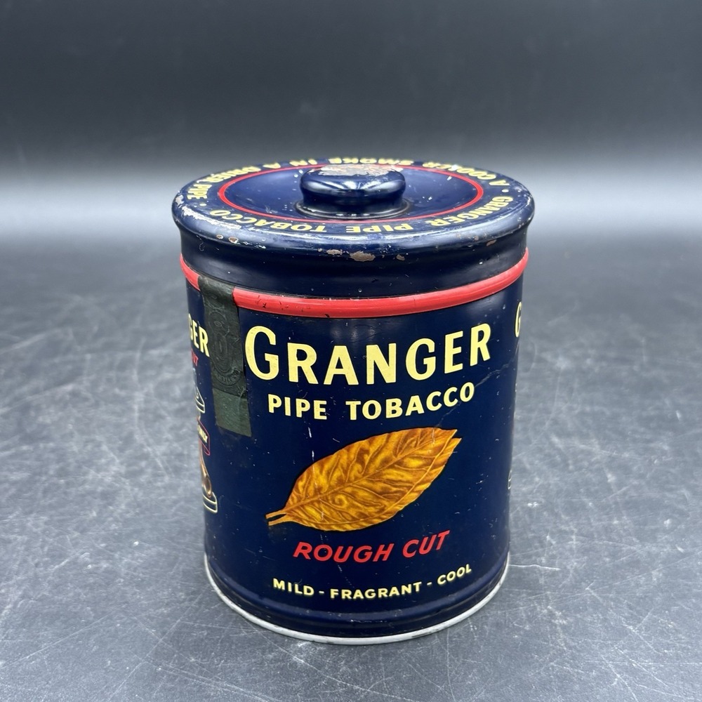 Vintage Granger Pipe Tobacco Tin... Rough Cut